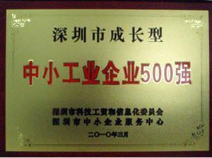 深圳市成长型中小工业企业500强-深圳市汇业达通讯技术有限公司